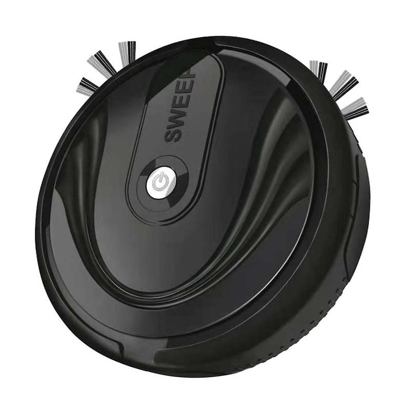 Rechargeable Smart Robot Vacuum Cleaner 3 In 1 Auto Sweeper (black)