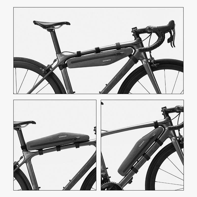 Rockbros Cycling Bags Tube Front Waterproof Triple-cornered Pannier