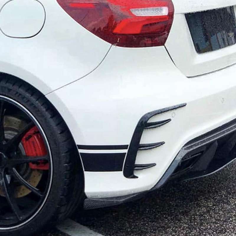 Rear Bumper Spoiler Canard for Mercedes Benz A-class W176 A200 A260