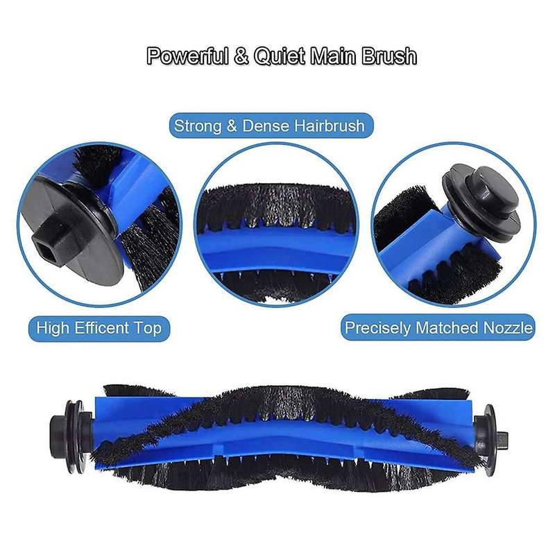 Main Roller Side Brushes Filters Mop Pads for Eufy Robovac G10 G30