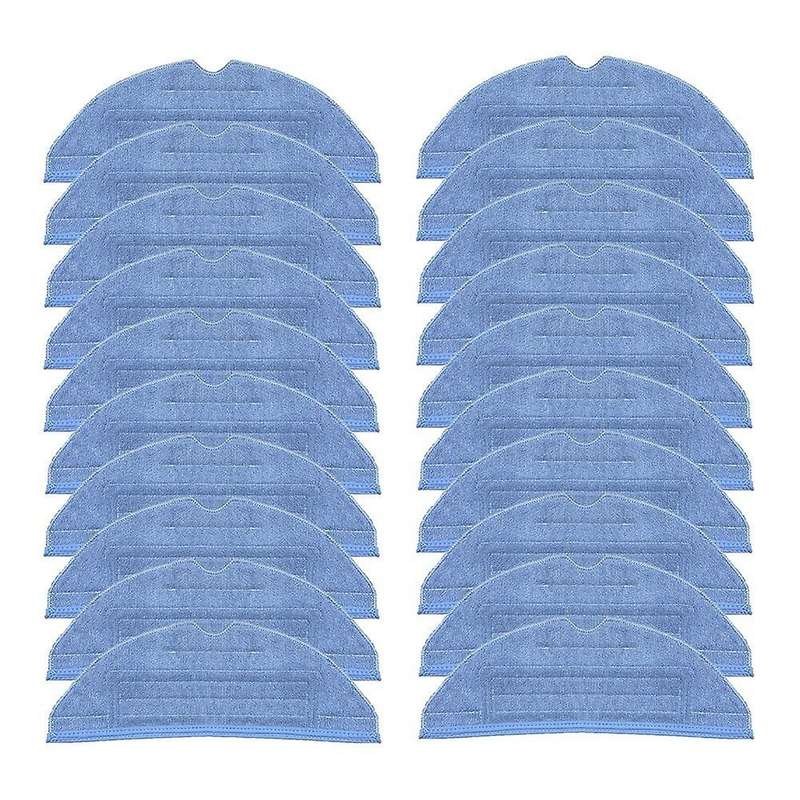 20pcs Mop Cloths for Xiaomi Roborock T7 T7s T7plus T7splus S7 Mopping