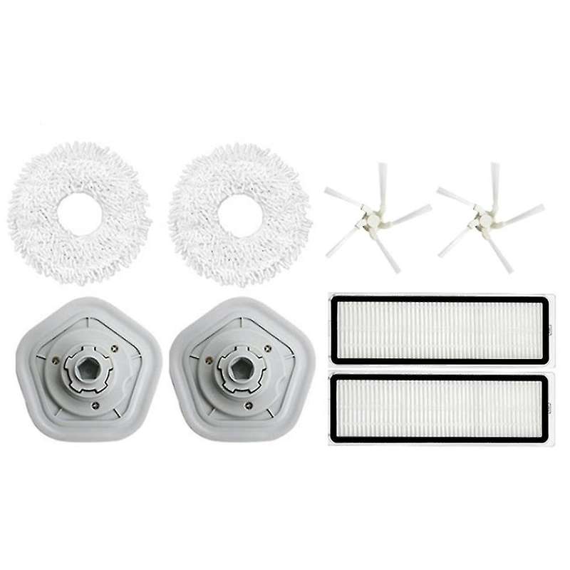 8pcs Mop Cloth Hepa Filter Side Brush for Xiaomi Dreame W10/w10 Pro