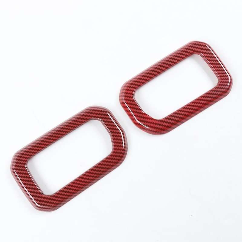 Car Interior Door Handle Cover Abs for Suzuki Jimny,red Carbon Fiber