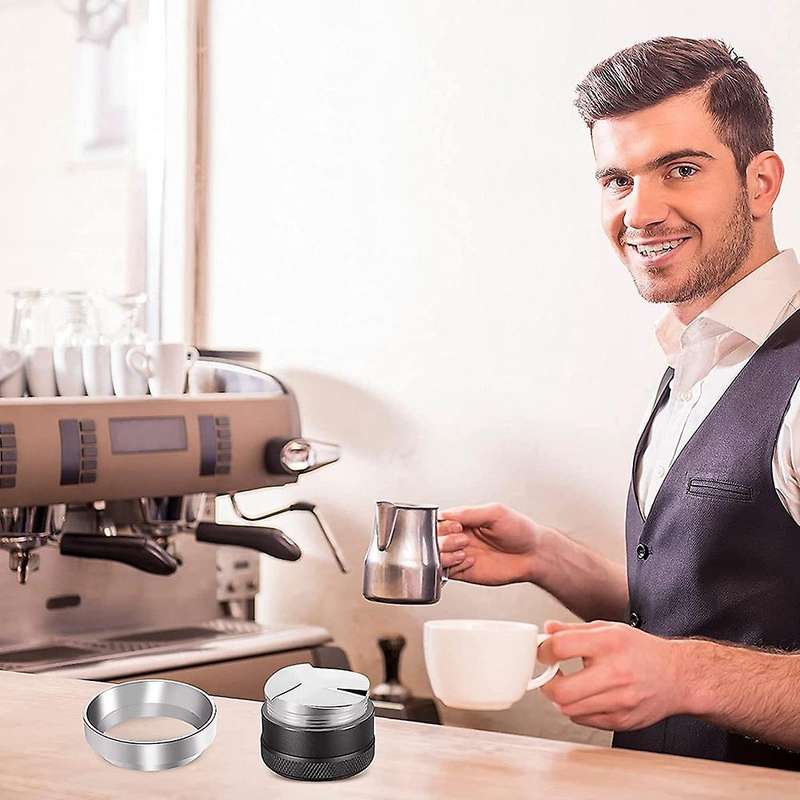 53mm Coffee Distributor and Tamper,distribution with Dosing Ring
