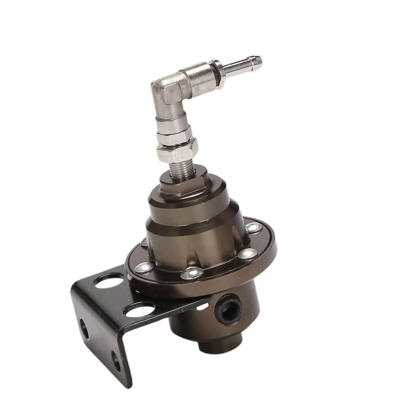 Car Fuel Pressure Gauge Adjustable Fuel Pressure Regulator Titanium