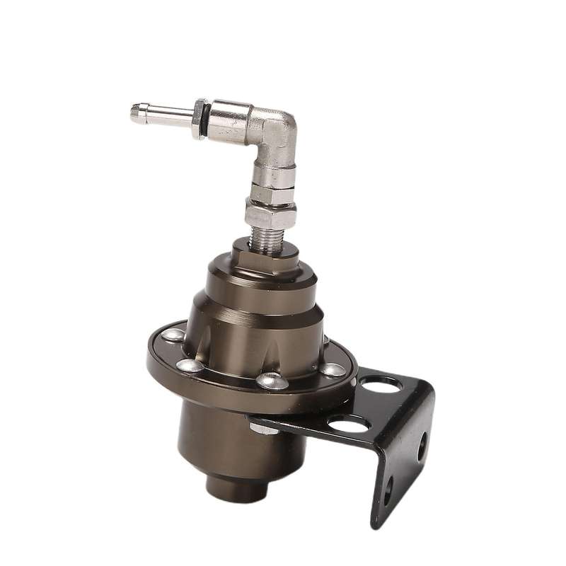 Car Fuel Pressure Gauge Adjustable Fuel Pressure Regulator Titanium