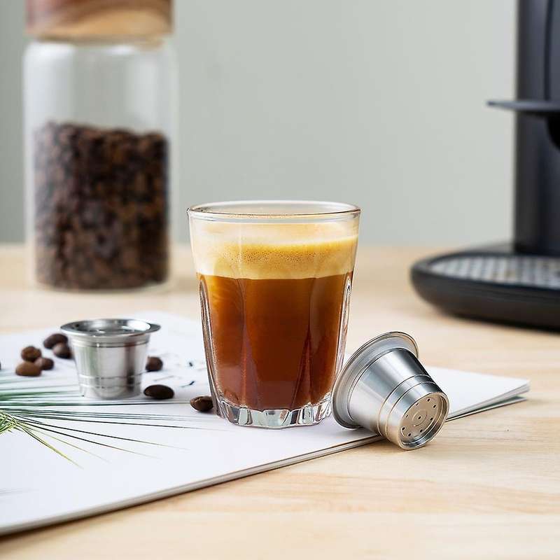 Refillable Stainless Steel Espresso Coffee Maker Capsule