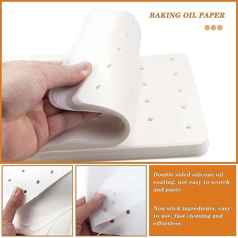 400pcs Air Fryer Paper Liner, for Ninja Foodi Dual Air Fryer Dz20,etc
