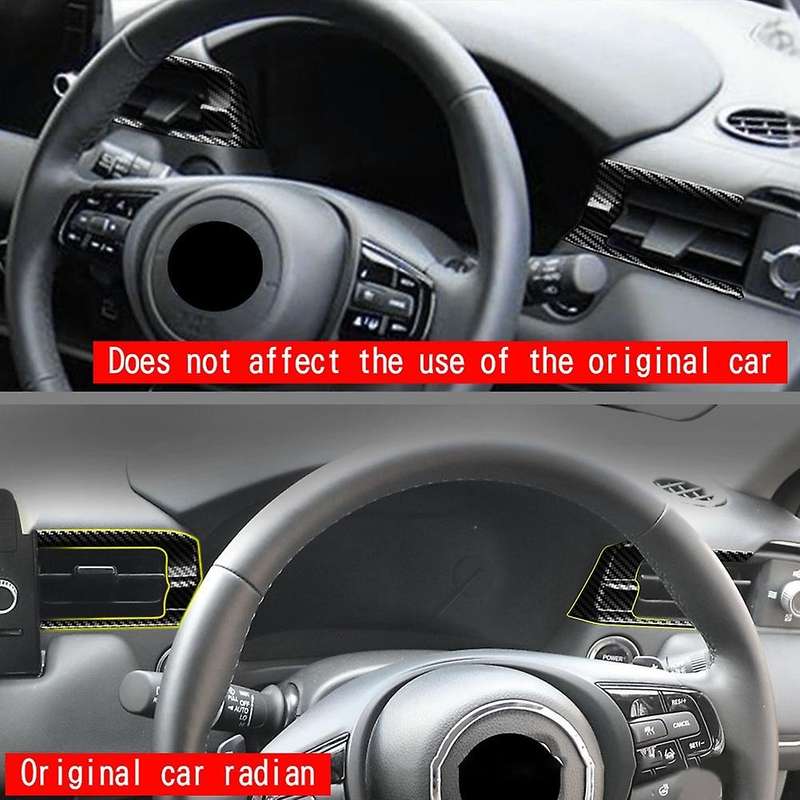 Carbon Fiber Side Air Vent Outlet Frame for Honda Hrv Vezel 2021 2022