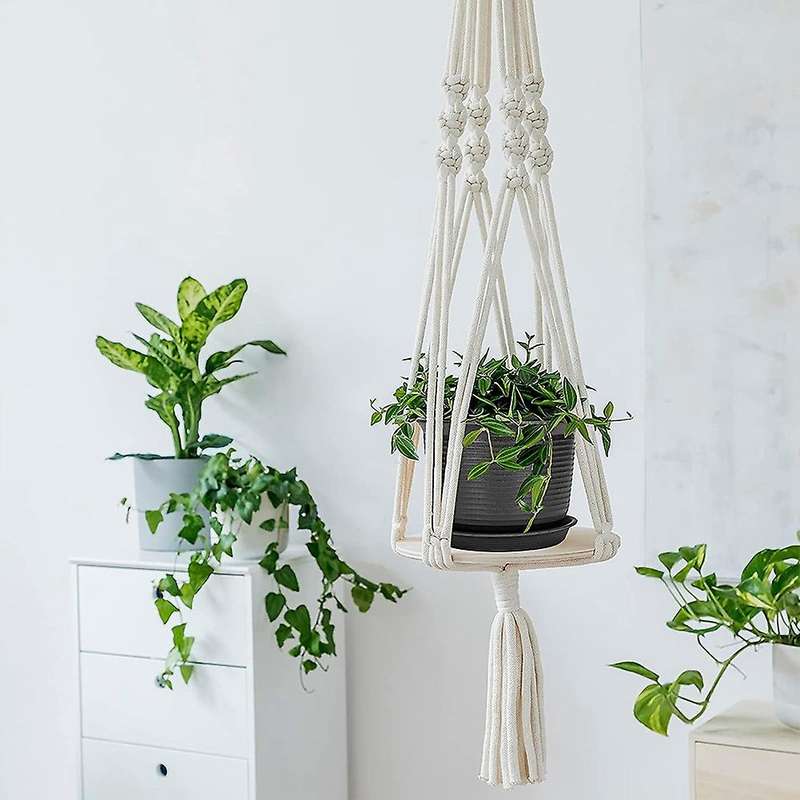 Plastic Flower Pots Pack Of 6 2 Sizes 15 Cm 18 Cm White Flower White