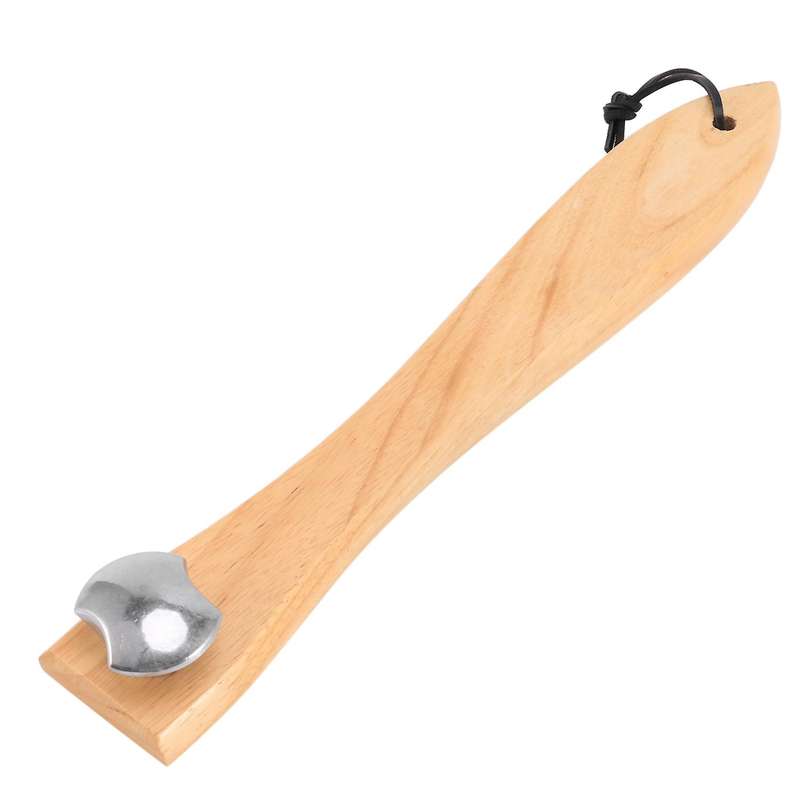 12 Inch Aluminum Pizza Transfer Spatula with Wooden Handle for Pizza