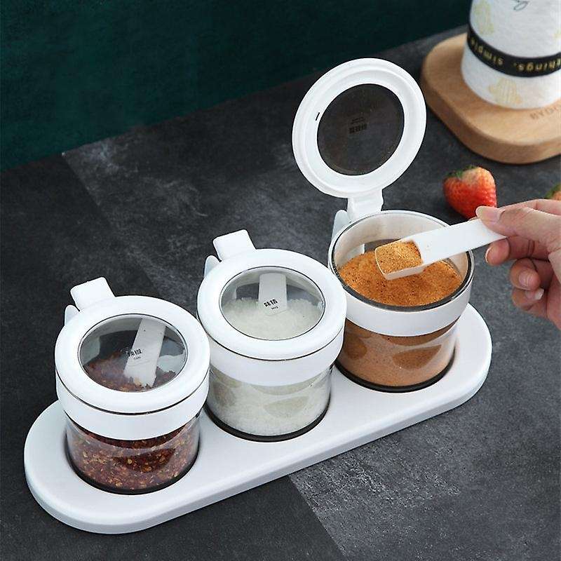 Plastic Seasoning Box Transparent Pp Kitchen Seasoning Bottle,a