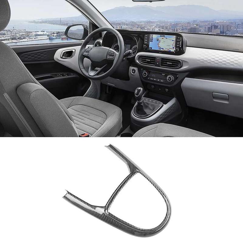 Car Inner Gear Panel Cover Trim Carbon Fiber Interior Modification