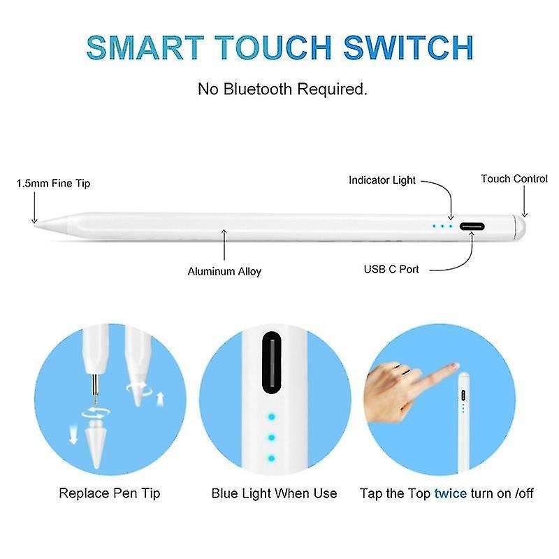 Stylus Pen for Apple Pencil 2 Touch Pen for Ipad Capacitive Pen