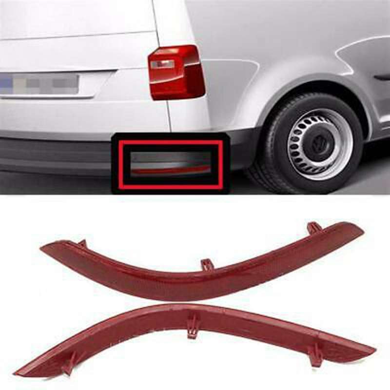 2k5945106d for Caddy 2016 - On Rear Bumper Cover Reflector Rear Light