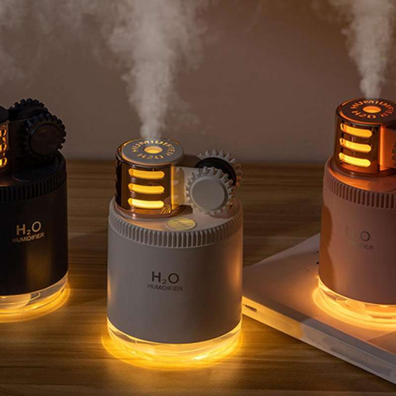 260ml Humidifier Wireless Purifier Cool Mist Maker Home Office White