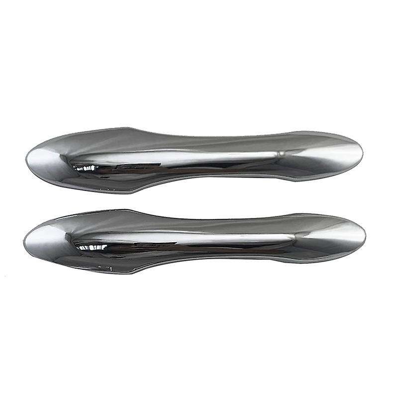 Chrome Outside Exterior Door Handle Protector Cover Trim (3 Hole)