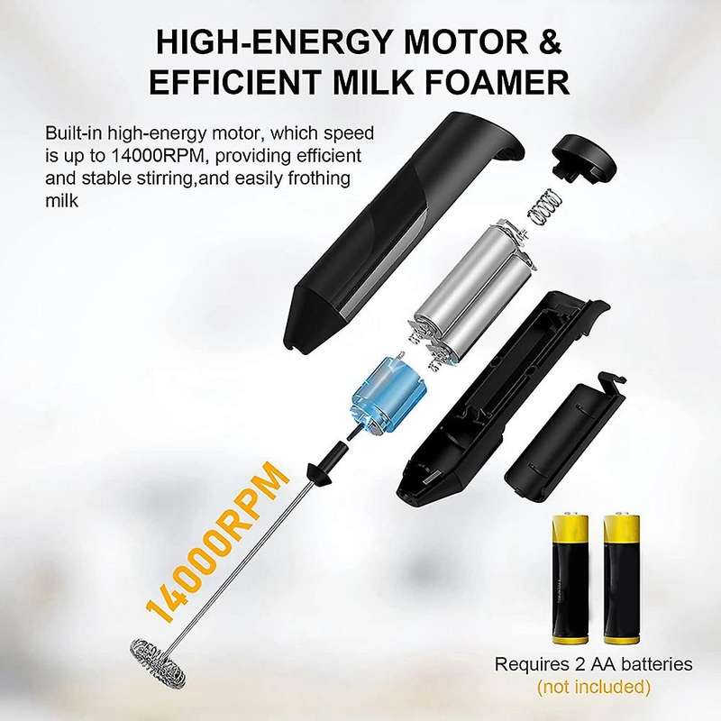 Milk Frother and Battery Operated Wine Opener for Home Kitchen Gift