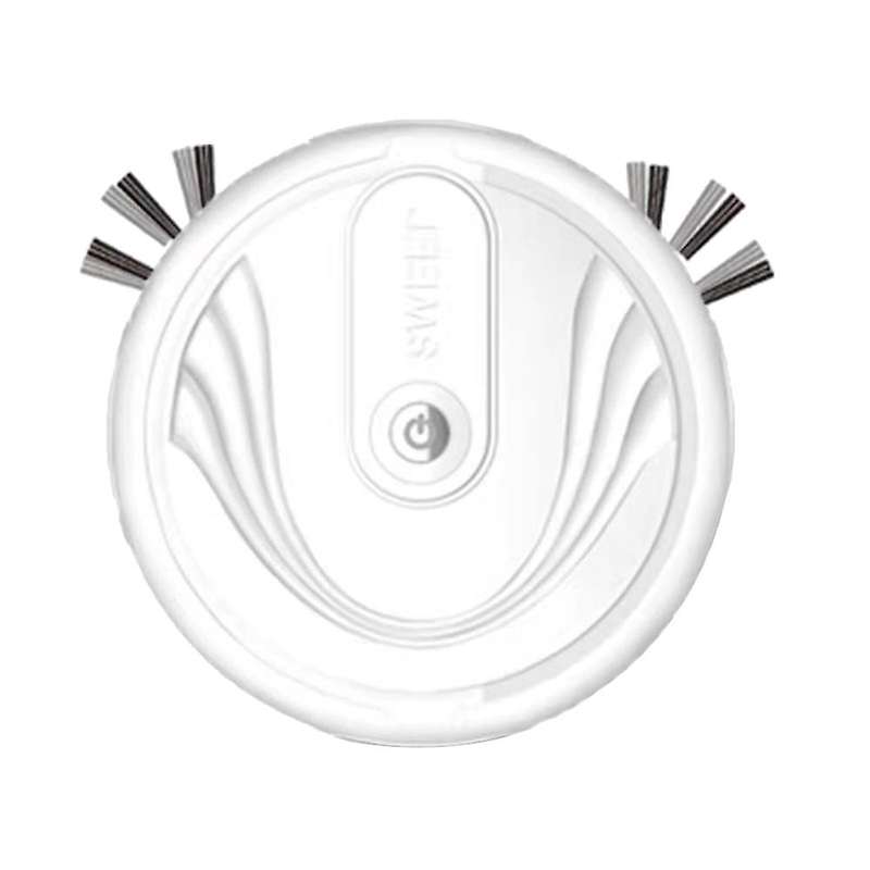 Rechargeable Smart Robot Vacuum Cleaner 3 In 1 Auto Sweeper (white) A