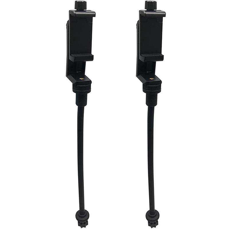 2x Kayak Cell Phone Holders with Flexible Long Arm for Phone On Kayak