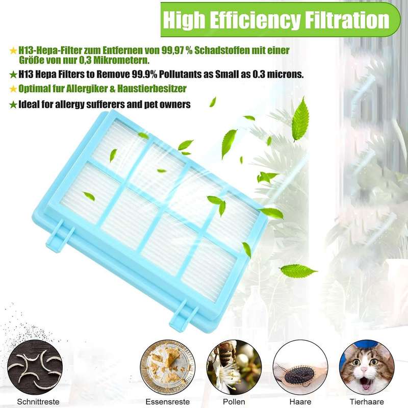 Filter for Philips Fc8010/01 Fc9331 Vacuum Cleaner Accessories