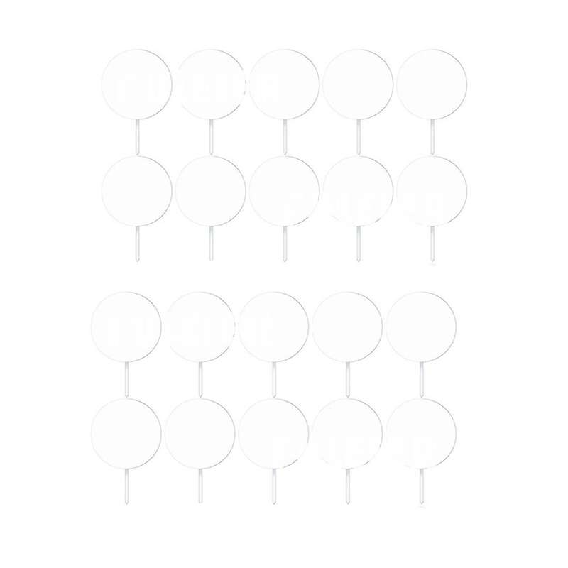 20pcs Cake Toppers for Wedding Birthday Party Cake Decorations Tools