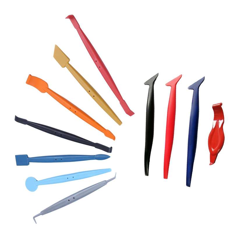 Vehicle Vinyl Application Tool Kit Edged Fold Squeegee