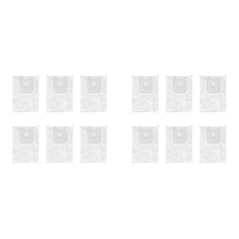 12 Pcs Suitable for Roidmi Eva Sdj06rm Robot Vacuum Cleaner Dust Bag
