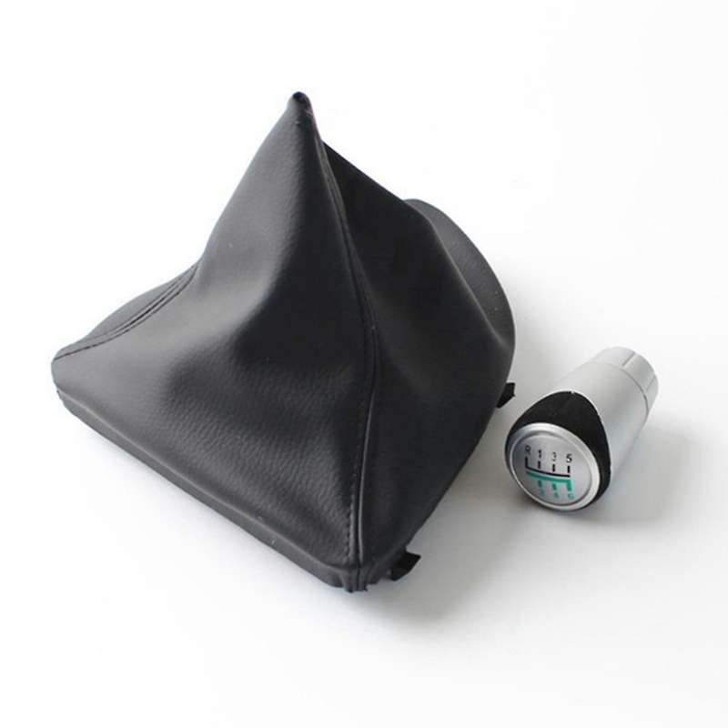Manual 6 Speed Gear Stick Shift Lever Head Ball with Leather