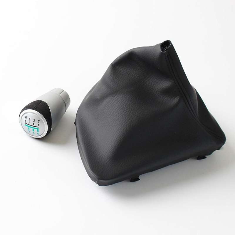 Manual 6 Speed Gear Stick Shift Lever Head Ball with Leather