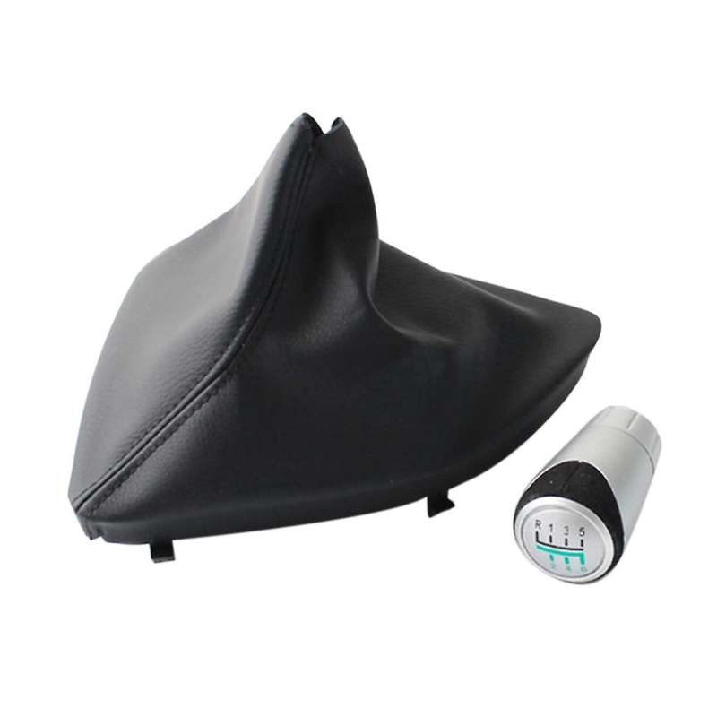 Manual 6 Speed Gear Stick Shift Lever Head Ball with Leather
