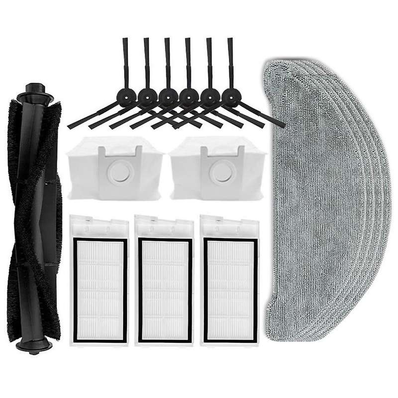 For Roidmi Eve Plus Main Brush Side Brushes Dust Bags Hepa Filters