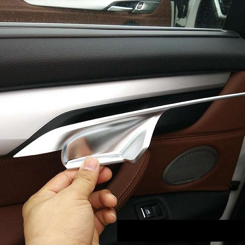Car Inner Door Handle Bowl Panel Cover Trim,silver