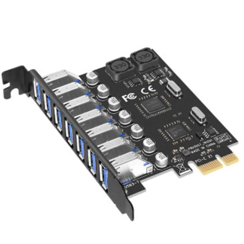 Usb 3.0 Pci Express Adapter Pci E to 7 Ports Usb 3 Adapter Card (nec)