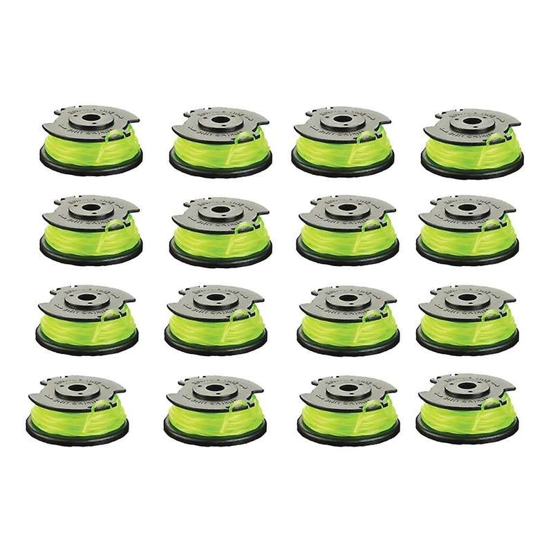 16 Pack Replacement Spool Line for Ryobi Rac143 36v Cordless Trimmers