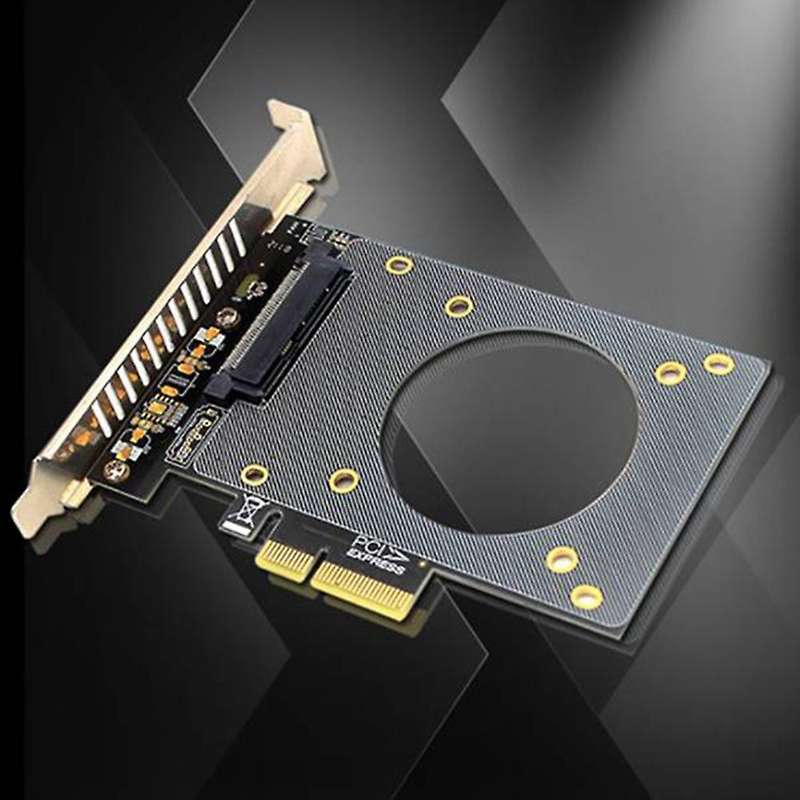 Ph46 U.2 Sff-8639 Turn Pcie X4 Expansion Card Sff-8639 Gen4 Ssd