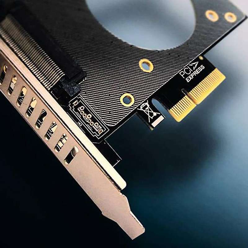Ph46 U.2 Sff-8639 Turn Pcie X4 Expansion Card Sff-8639 Gen4 Ssd