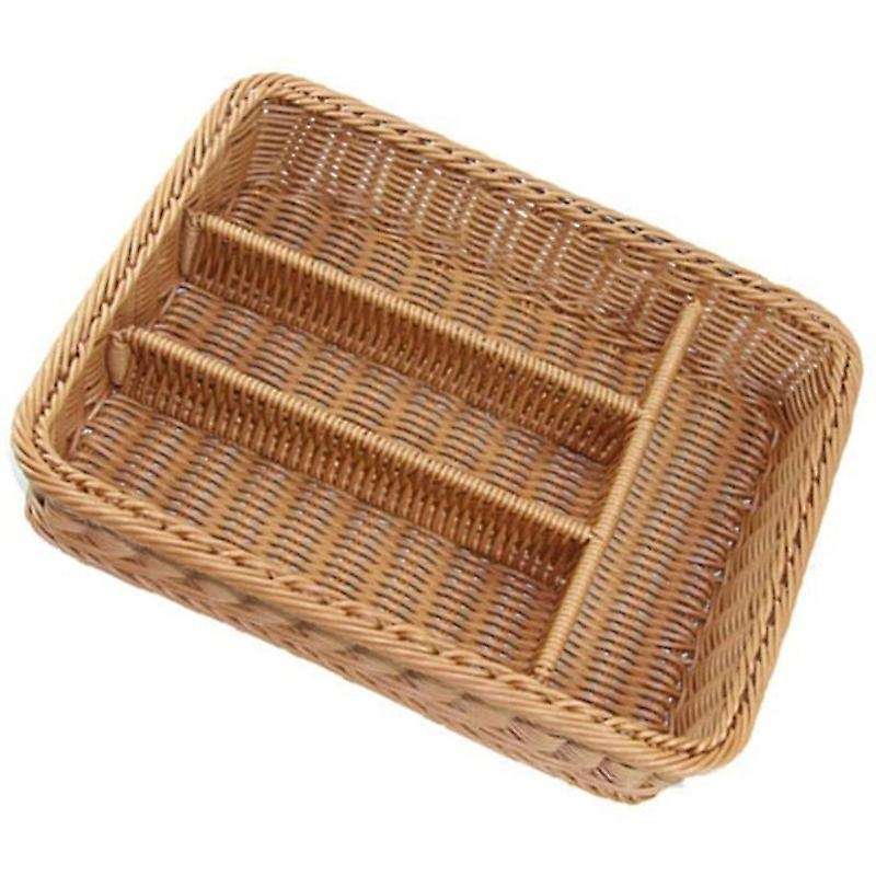 Rattan Cutlery Basket Cutlery Basket Storage Cutlery Chopstick Basket