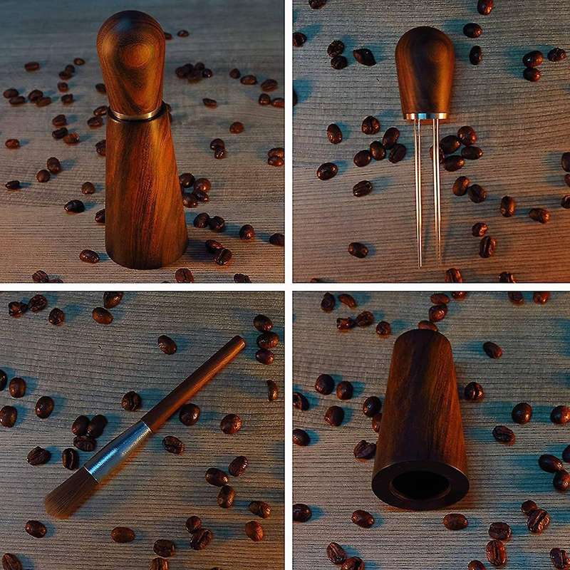 Espresso Coffee Stirrer, Barista Distribution Tool,4 Needles A
