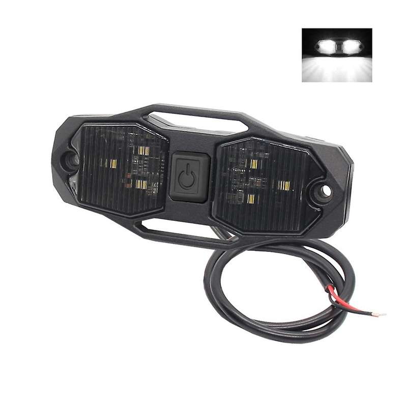 Car Led Dome Light Roll Bar Mount Dome Light Rock Light with Switch