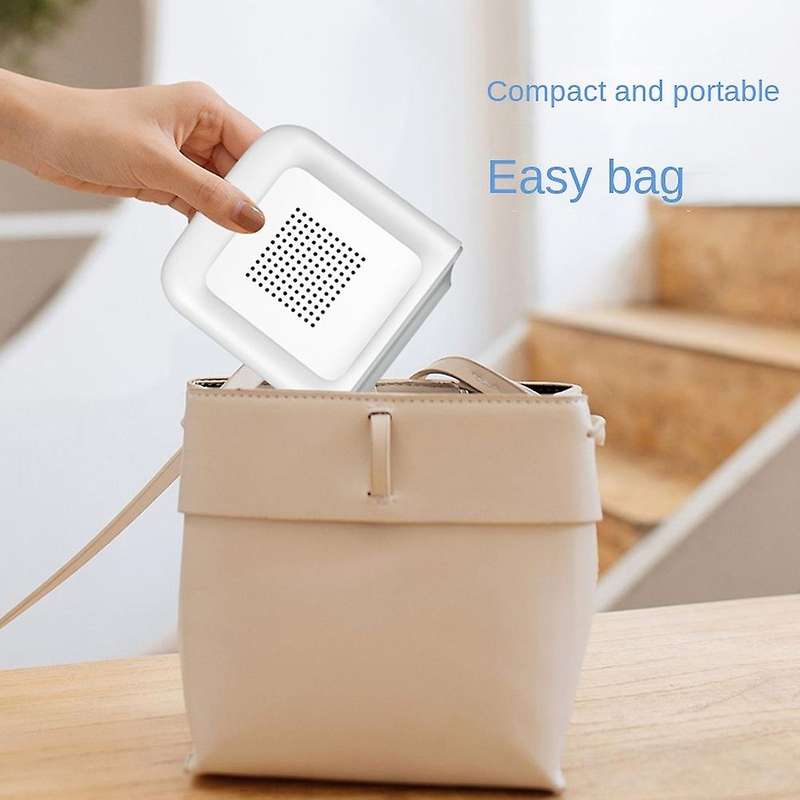 Waist Clip Fan 4000mah Rechargeable Fan Hand Free Personal Fan Black