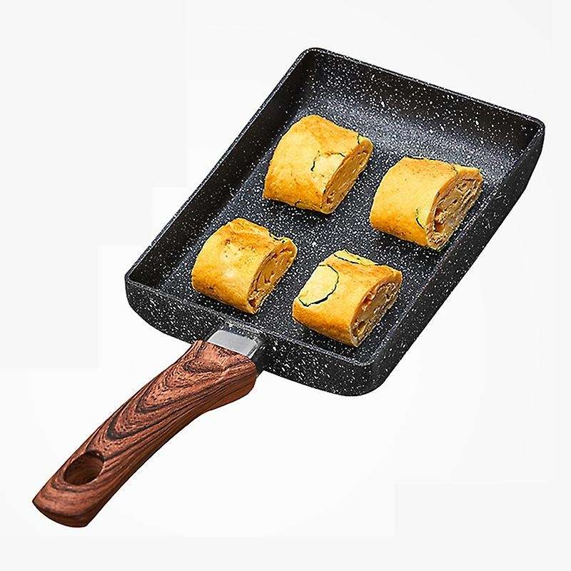 Japanese Style Small Frying Pan Non Stick Maifan Stone Pan Square