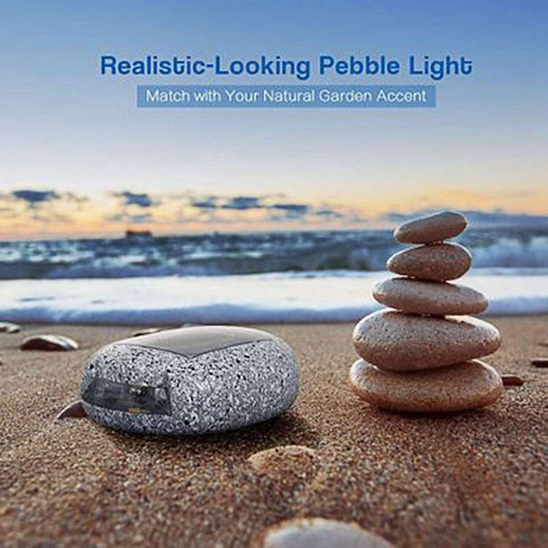 3x Solar Light for Garden Decoration Path Light Led Rock Light