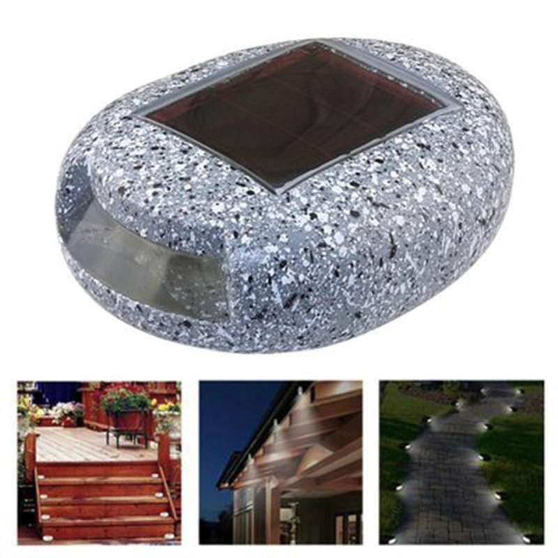 3x Solar Light for Garden Decoration Path Light Led Rock Light