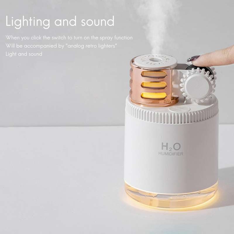 260ml Humidifier Wireless Purifier Cool Mist Maker Home Office Blue