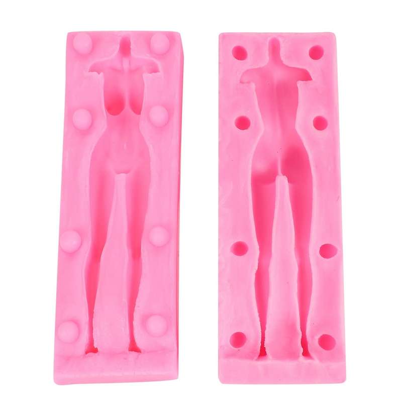 Doll Body Shape Silicone Mold 3d Soft Candy Tool Woman