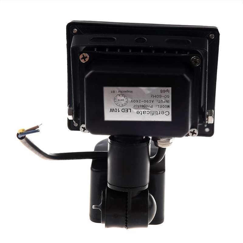 Pir Motion Sensor Security Wall Pure White Led Waterproof Flood Light Lamp 10w