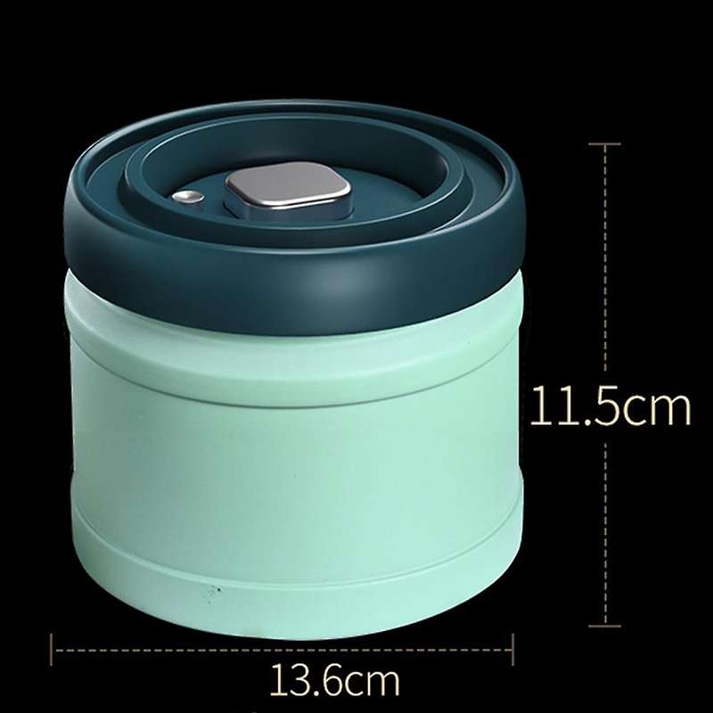 Sealed Coffee Bean Storage Container for Coffee Airtight Jar(green,m)