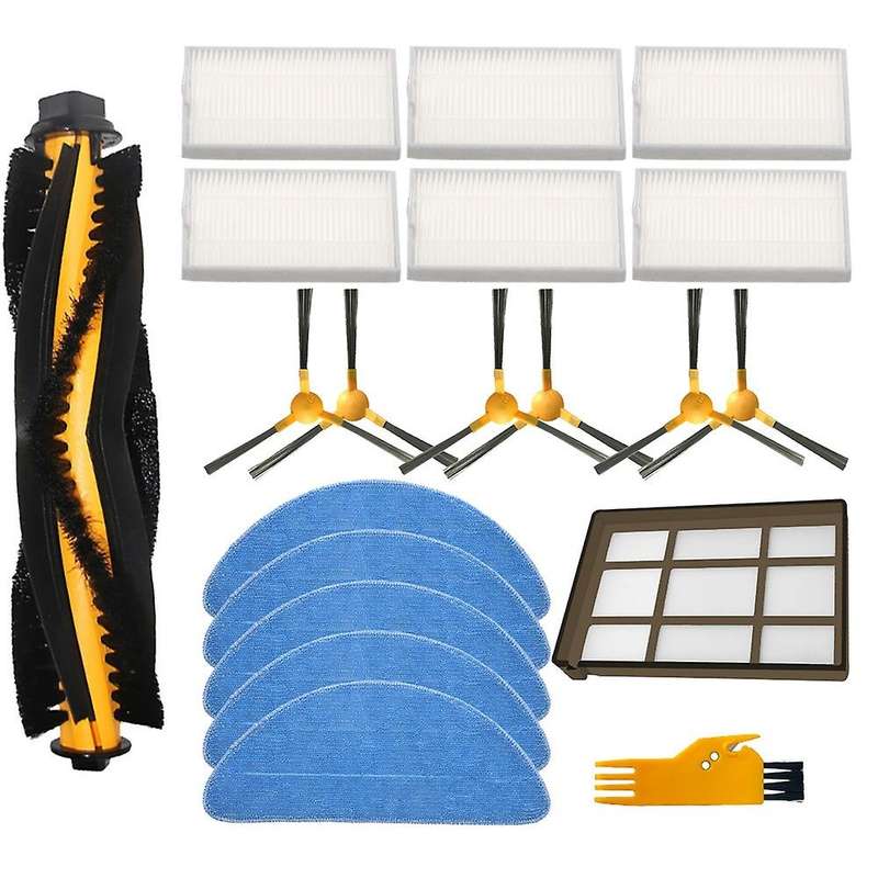 Roller Side Brush Filters Mops Set for Proscenic 800t 820s 820t 830t