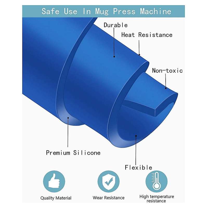 Silicone Wrap for Cricut Mug Press Machine Sublimation Print